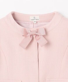 組曲 KIDS  【110-140㎝】 チェックワンピース＆ドビージャケットセット