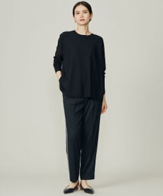 自由区 【カタログ掲載】ウールライクストレッチテーパード パンツ