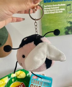 WEGO ふりふりてんとうむしぬいぐるみキーホルダー