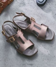 REGAL FOOT COMMUNITY 【リーガルレディース】F01S フラットサンダル