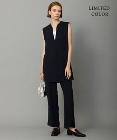 ICB L 【WEB限定カラーあり・洗える】 ライトダブルクロス べスト