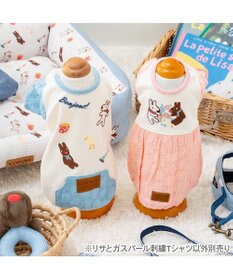 PET PARADISE リサとガスパール 刺繍 レース Ｔシャツ 小型犬