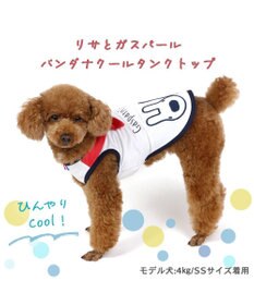 PET PARADISE リサとガスパール  バンダナ 接触冷感 タンクトップ 【小型犬】