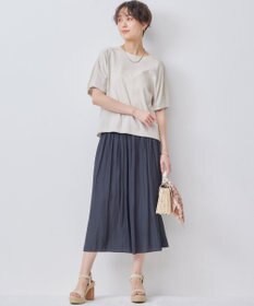 組曲 L 【新色追加】ギャザーライトデシン パンツ