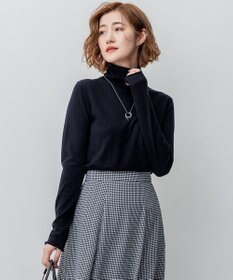 23区 L 【洗える】スムージーコットン シアー ニット