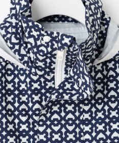 23区GOLF 【WOMEN】モノグラム ポケッタブルレインブルゾン