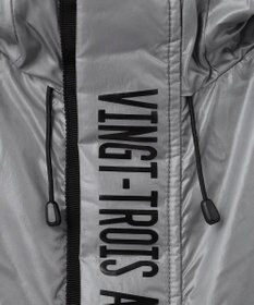 23区GOLF 機能中綿採用【MEN】【撥水】ナイロンタフタ フーテッド ブルゾン