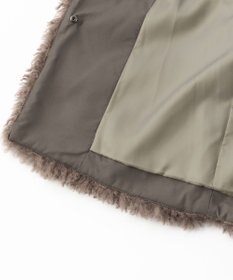 UNFILO エコファー ノーカラージャケット