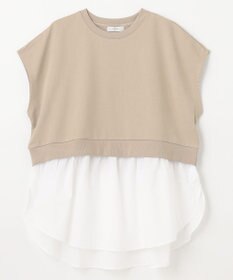 ANY L 裏毛レイヤード風トップス