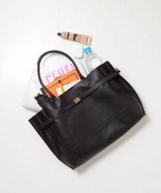 TOPKAPI 【TREASURE TOPKAPI】シュリンクレザー ベルトデザインA4トートバッグ