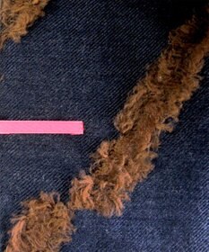 POLS ウールカットジャカードストール