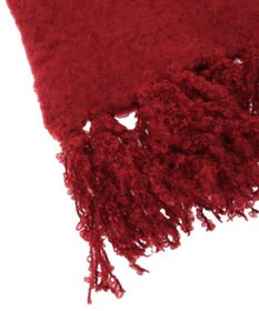 earth music&ecology ループヤーンフリンジマフラー