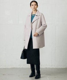 自由区 S ウールリバーダブルブレストコート