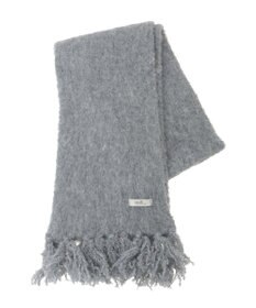 earth music&ecology ループヤーンフリンジマフラー