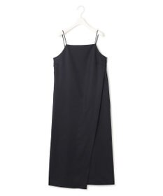 ICB L 【洗える】リヨセルスパンサテン キャミソールワンピース