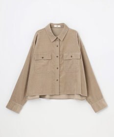 ANY L コーデュロイショートシャツ