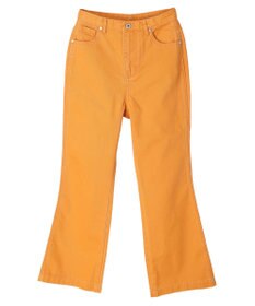 earth music&ecology カラーフレアパンツ