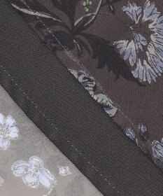 自由区 【セットアップ対応・洗える】ボタニカルフラワープリントティアード スカート