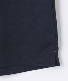 23区GOLF 【WOMEN】フラッグロゴジャガード ポロシャツ