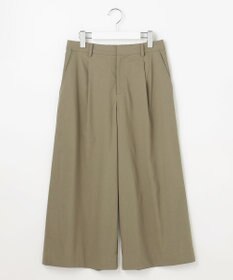 J.PRESS LADIES 【人気素材】セルロースリネンストレッチ クロップド パンツ