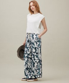 23区 【SACRA】コットンナイロンブークレ ポルカリブ ニット