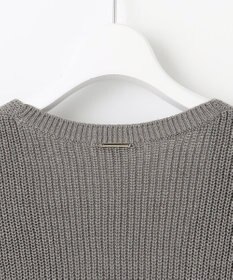 自由区 S 【洗える】コットンウールミドルゲージニット ベスト