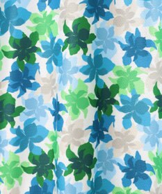 23区GOLF 【MEN】【キングサイズ/UVカット】草花柄プリントポロシャツ