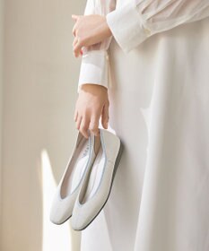 steppi 【洗える/撥水】 トリムスクエア パンプス