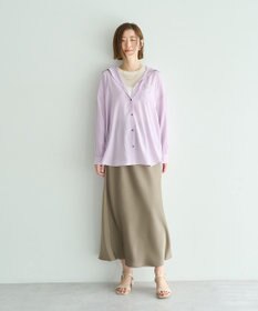 YECCA VECCA バックギャザーロングシャツ