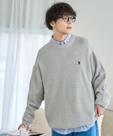 WEGO U.S. POLO ASSN.|別注畔編みニットプルオーバー