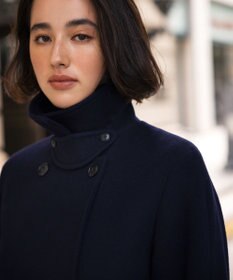 組曲 ライトビーバー トレンチライク ロングコート