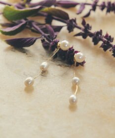 YECCA VECCA 2way淡水パールピアス