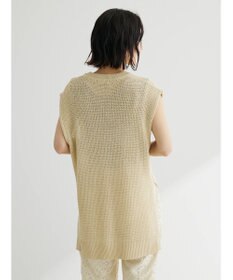 Green Parks ざっくりメッシュニットチュニック