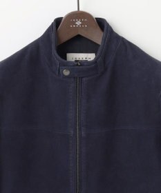 JOSEPH ABBOUD 【キングサイズ・スプリングレザー/スウェード】ゴートスウェード シングル ライダース