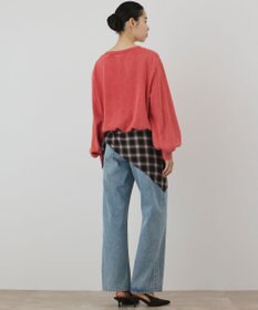 GRACE CONTINENTAL ウォッシュド裏毛トップ
