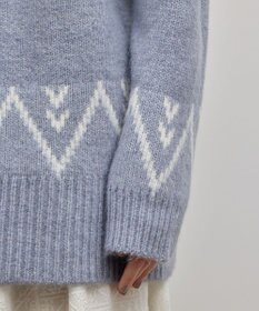 GRACE CONTINENTAL フェアアイルニットトップ