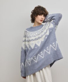 GRACE CONTINENTAL フェアアイルニットトップ