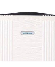 ACE BAGS & LUGGAGE World Traveler ボトムベイ スーツケース 34リットル 2~3泊 3kg 機内持ち込みサイズ キャスターストッパー 双輪キャスター 06951 ワールドトラベラー キャリーケース