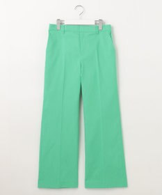 自由区 【接触冷感・UVカット・吸水速乾・洗える】シェルタリングオックスストレート パンツ