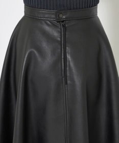 uncrave 【手洗い可】ウォッシャブルエコレザー スカート（uncrave WHITE）