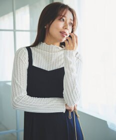 Feroux シアーパターンステッチ カットソー