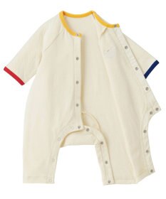 MIKI HOUSE HOT BISCUITS 【60-80cm】 接結天竺 カバーオール