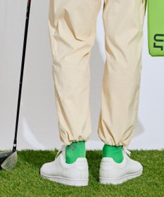 PW CIRCULUS 【撥水加工/ ストレッチ】【MEN】ベルト付 ワイドカーゴパンツ ゴルフ