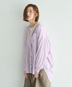 YECCA VECCA バックギャザーロングシャツ