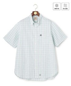 J.PRESS MEN 【KING SIZE 】【吸水速乾 / 接触冷感 / 高通気性】Aero Weave クールマックスサッカー チェック シャツ / B.D.