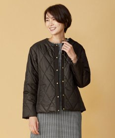 高密度タフタ キルティング ショート コート / J.PRESS LADIES