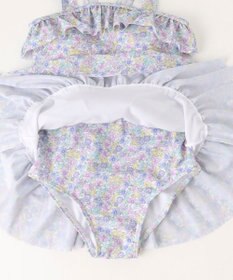 ANY KIDS 総柄 フリル ワンピース 水着