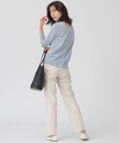 23区 【CLASSY.1月号掲載】ウールミルドストレッチ テーパードパンツ