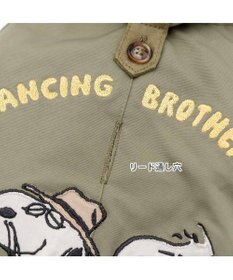 PET PARADISE スヌーピー 遠赤外線 暖ダン モッズコート 中型犬 大型犬