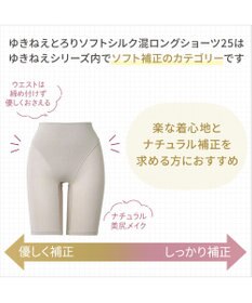 BRADELIS New York 【Yukine inc. 】ゆきねえとろりソフトシルク混ロングショーツ25 履き心地重視の補正ガードルショーツ